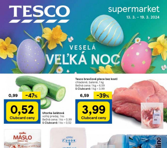 tesco - Leták Tesco Supermarkety od 13.03.2024