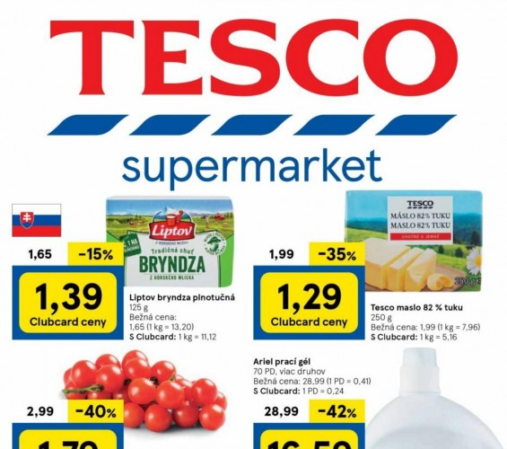 tesco - Leták Tesco Supermarkety od 17.05.2023