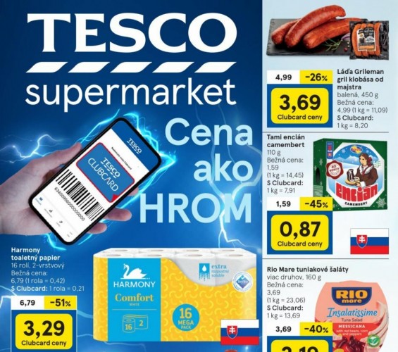 tesco - Leták Tesco Supermarkety od 19.04.2023
