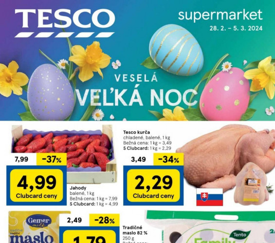 tesco - Leták Tesco Supermarkety od 28.02.2024
