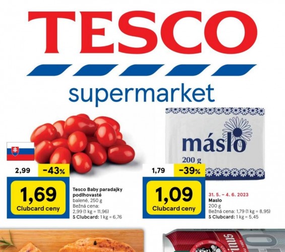 tesco - Leták Tesco Supermarkety od 31.05.2023