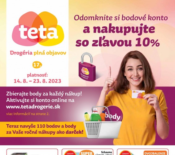 teta - leták od 14.08.2023