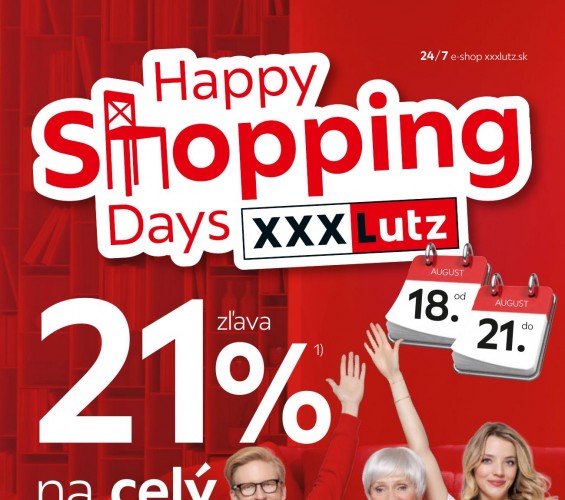 xxx-lutz - leták XXX Lutz - Zľava 21 % na celý nákup od 14.08.2023