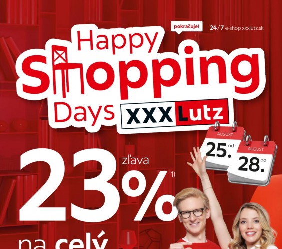 xxx-lutz - leták XXX Lutz - Zľava 23 % na celý nákup od 21.08.2023